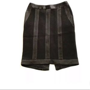3x$25 $389 NANETTE LEPORE Black Pencil Skirt Sz 0